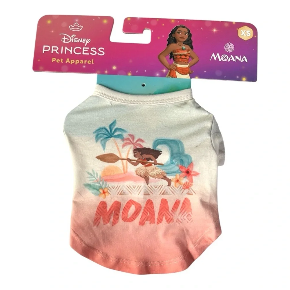 Disney Princess Moana pet dog t-shirt XS